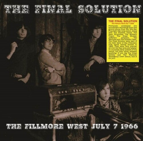 Final Solution: The Fillmore West July 7 1966