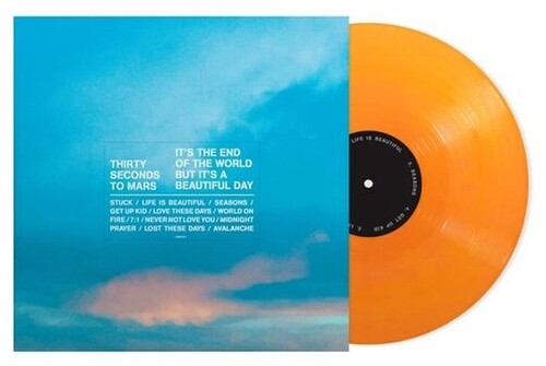 Thirty Seconds to Mars: It's The End of The World But It's A Beautiful Day - Ltd Orange Vinyl - VINYL LP