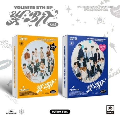 Younite: Bit Part.2 - Random Cover - incl. 56pg Photobook, 5pc Lyric Postcard Set, 3 Photocards, Unit Photocard + Sticker