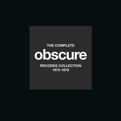 Complete Obscure Records Collection / Various: Complete Obscure Records Collection / Various - Limited Boxset with Book