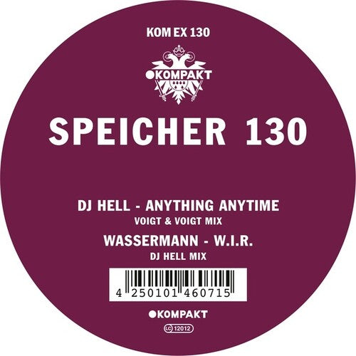 DJ Hell / Wassermann: Speicher 130