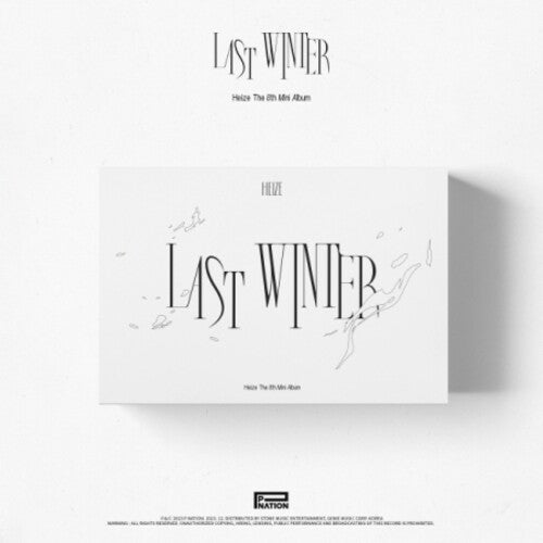 Heize: Last Winter - incl. 88pg Photobook, Lyrics Paper, Paper Incense, Match, Photocard, Secret Message Card + Folded Poster