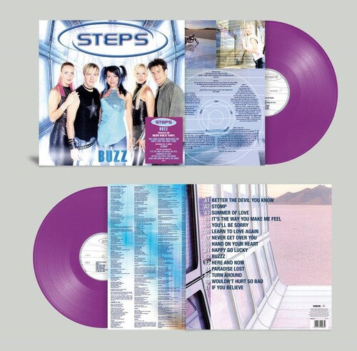 Steps: Buzz - 140-Gram Neon Violet Colored Vinyl