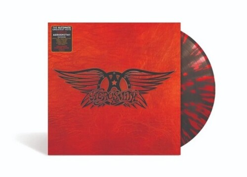 Aerosmith: Greatest Hits  (Black Ice/Translucent Red Vinyl) - VINYL LP