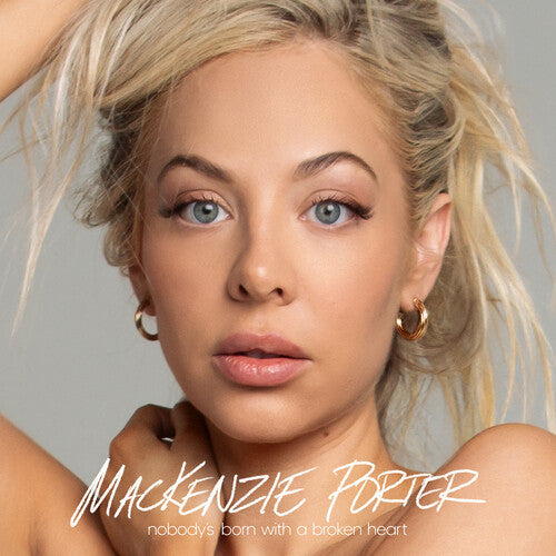 Mackenzie Porter: Nobody's Born with a Broken Heart - Smokey Grey/Blue & White - VINYL LP