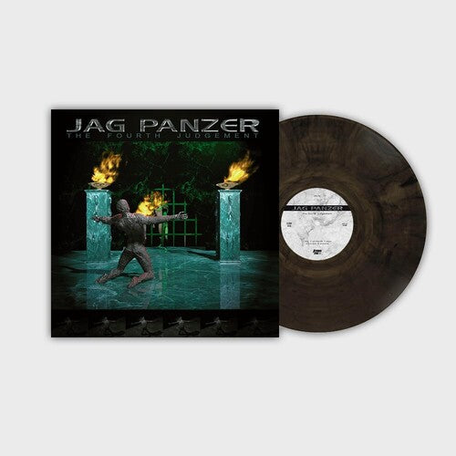 Jag Panzer: Fourth Judgement - Clear & Black Marble Colored Vinyl