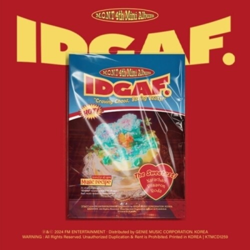 M.O.N.T: Idgaf - incl. 80pg Photobook, Postcard + 2 Photocards