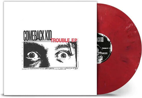 Comeback Kid: Trouble - Marbled White, Black & Transparent Red Colored Vinyl