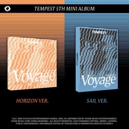 Tempest: Tempest Voyage - Random Cover - incl. 84pg Photobook, 32pg Lyric Book, 21pc Postcard Set, Photocard (Unit), Photocard (Solo), Plintes Polaroid + Poster