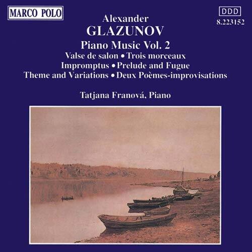 Glazunov / Franova: Valse De Salon / Trois Morceaux - COMPACT DISCS