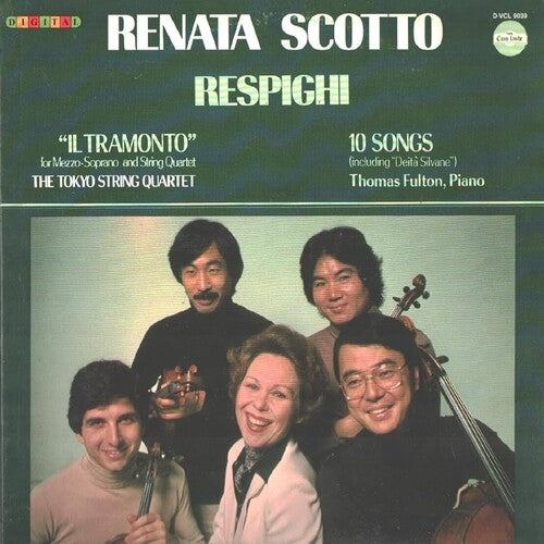 Respighi / Scotto / Tokyo Quartet / Arcata Quartet: Tramonto / Deita Silvane / Quartetto Dorico - COMPACT DISCS