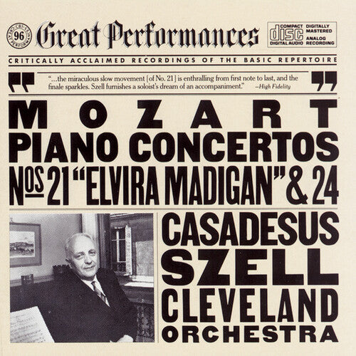 Mozart / Casadesus / Szell / Cleveland Orchestra: Piano Concerti 21 & 24