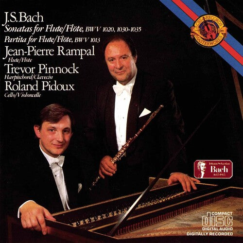 Bach, J.S. / Rampal / Pinnock: Sonatas for Flute & Harpsichord