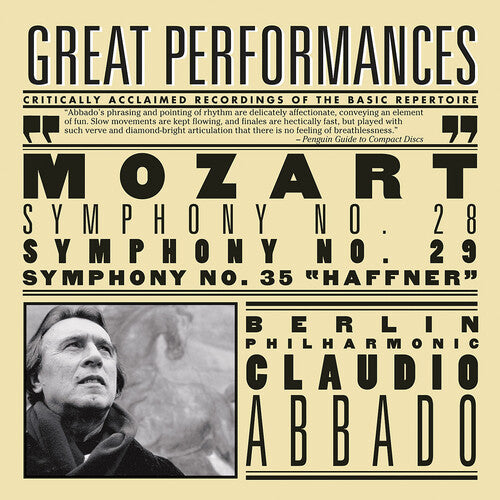 Mozart / Bpo / Abbado: Symphony 28 29 & 35 - Haffner