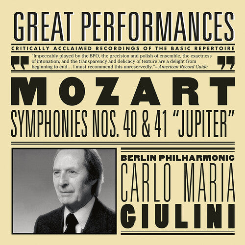 Giulini / Mozart / Bpo: Symphony 40 & 41: Jupiter