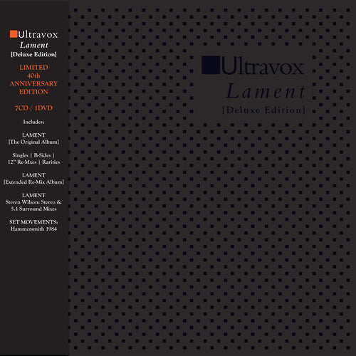 Ultravox: Lament [Deluxe Edition]: Limited 40th Anniversary Edition