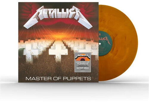 Metallica: Master Of Puppets - 'Battery Brick' Red Colored Vinyl