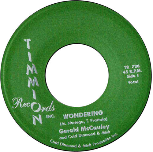 McCauley, Gerald / Cold Diamond & Mink: Wondering/Wondering (Instrumental)