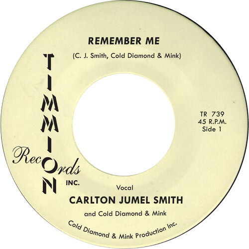 Smith, Carlton Jumel / Cold Diamond & Mink: Remember Me