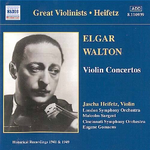Heifetz, Jascha: Plays Elgar/Walton