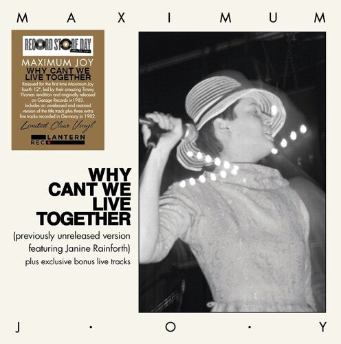 Maximum Joy: Why Can't We Live Together - Limited Clear Vinyl