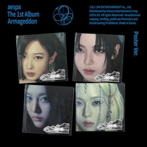 Aespa: Armageddon - Poster Version - Random Cover - incl. Postcard, Sticker, Folded Poster, Photocard