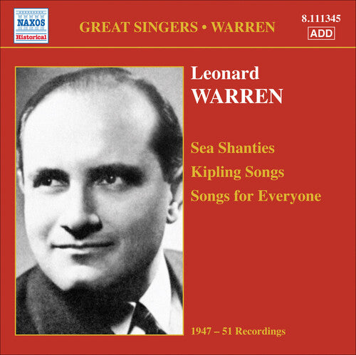 Warren, Leonard: Sea Shanties Kipling Songs