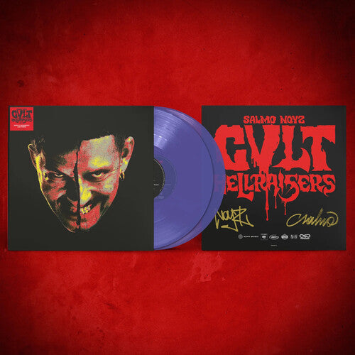 Salmo, Noyz: Cvlt - Hellraisers- Autographed Light Purple Colored Vinyl