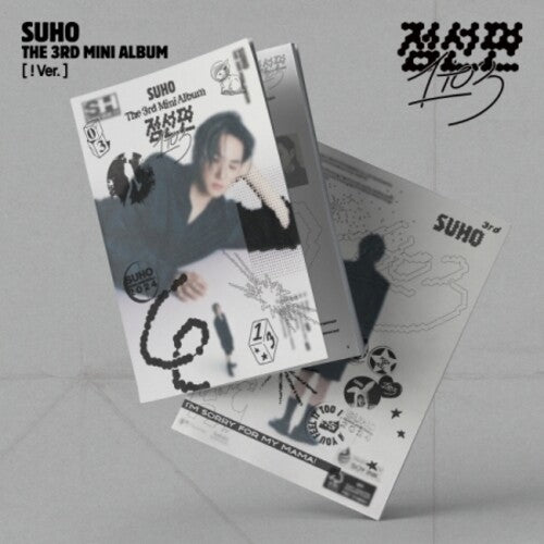 Suho: 1 To 3 - ! Version - inc. Photobook, 3 Stickers, Postcard, Folded Poster + Photocard