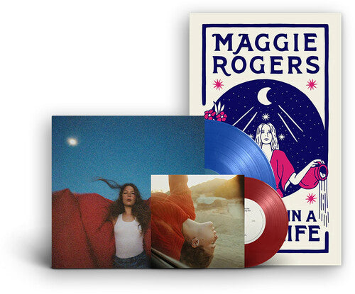 Rogers, Maggie: Heard It In A Past Life: 5th Anniversary - Deluxe Edition on Blue Colored Vinyl with Bonus Red Colored 7-Inch Vinyl & Poster