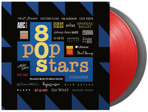 80s Pop Stars Collected / Various: 80s Pop Stars Collected / Various - Limited 180-Gram Red & Silver Colored Vinyl