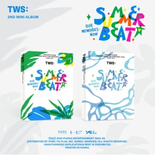 TWS: Summer Beat! - Random Cover - incl. 116pg Photobook, Zipper Pouch, Paper Sachet, Message, Sticker Pack, Slide Film, Photocard + Frame