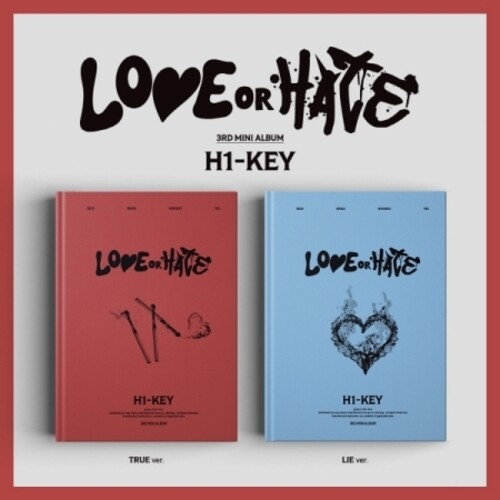 H1-Key: Love or Hate - Random Cover - incl. 68pg Photobook, Student ID Card, 2 Photocards, Sticker, 4-Cut Photo + Folded Poster