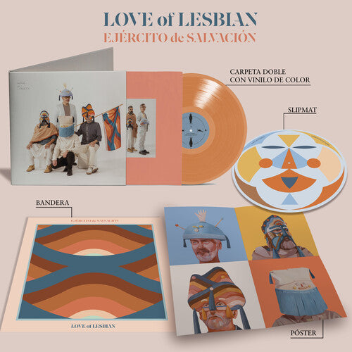 Love of Lesbian: Ejercito De Salvacion - Ltd Special Orange Vinyl Edition with Slipmat, Flag & Signed Postcard