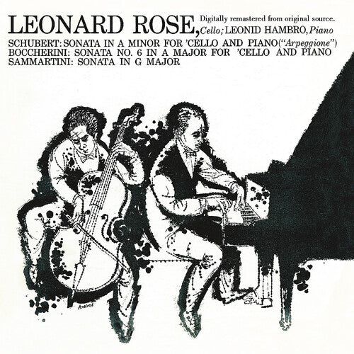 Leonard Rose: Rose Plays Schubert Boccherini & Sammartini - COMPACT DISCS