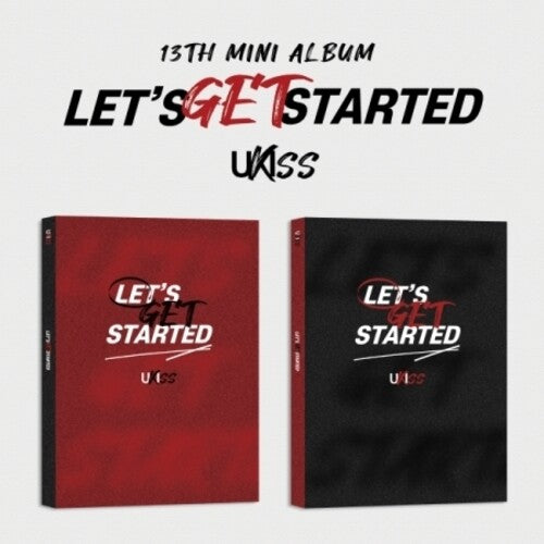 Ukiss: Let's Get Started - Random Card - incl. 84pg Photobook, 2 Photocards, Postcard, Polaroid + Folded poster