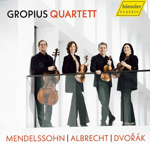 Albrecht / Bartholdy / Gropius Quartett: Gropius Quartett - Mendelssohn, Albrecht & Dvorak