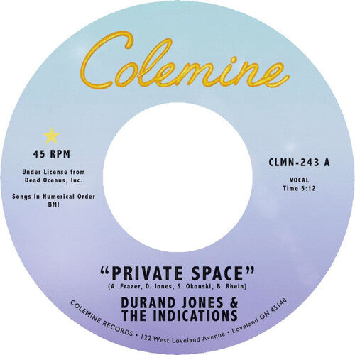 Jones, Durand & the Indications: Private Space / Sea Of Love