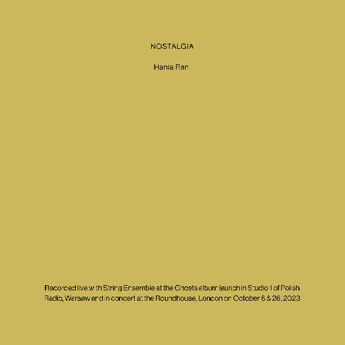 Hania Rani: Nostalgia - COMPACT DISCS
