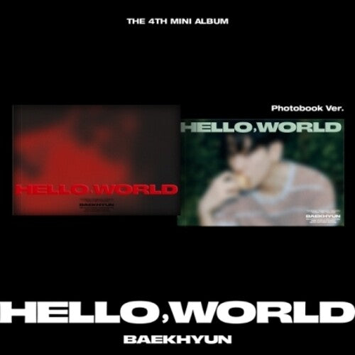 Baekhyun: Hello, World - Photobook Version - incl. 80pg Photobook, Postcard, Hidden Message Card, 2 Photocards, Sticker, Profile Card, Lyrics Folded Poster + Folded Poster - COMPACT DISCS