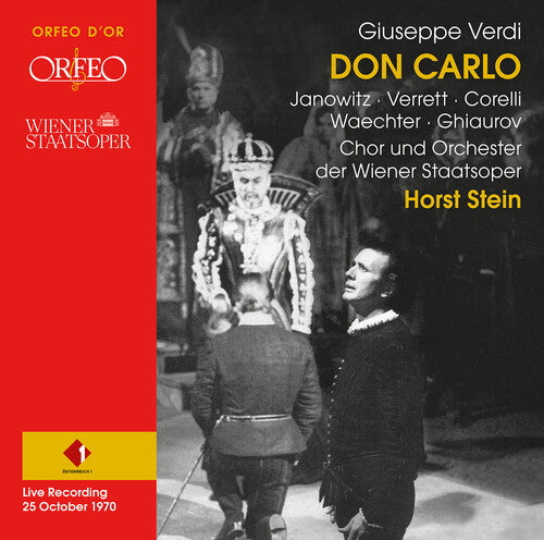 Verdi / Ghiaurov / Orchester Der Wiener Staatsoper: Verdi: Don Carlo - Live Recording from 1970