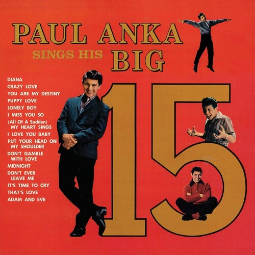 Paul Anka: Paul Anka Sings His Big 15 - VINYL LP