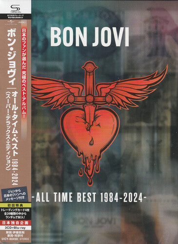 Bon Jovi: All Time Best 1984-2024 - Super Deluxe 3 x SHM + Blu-Ray Edition - COMPACT DISCS