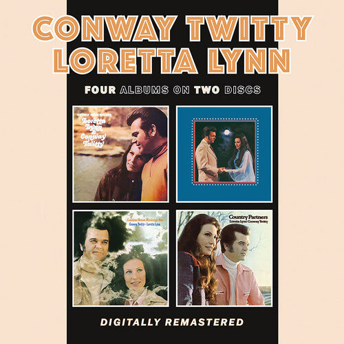 Conway Twitty & Loretta Lynn: We Only Make Believe / Lead Me On / Louisiana Woman-Mississippi Man / Country Partners - COMPACT DISCS