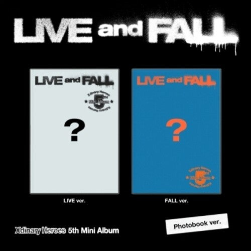 Xdinary Heroes: Live And Fall - incl. 80pg Photobook, 10pc Sticker Set, Trading Card, Letter Form XH, Photocard, Coaster + Message Photocard - COMPACT DISCS
