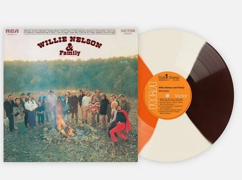 Willie Nelson: Willie Nelson & Family - 180-Gram 'Campfire Quad' Colored Vinyl - VINYL LP