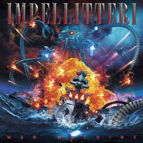 Impellitteri: War Machine - Blue & Red Splatter Colored Vinyl