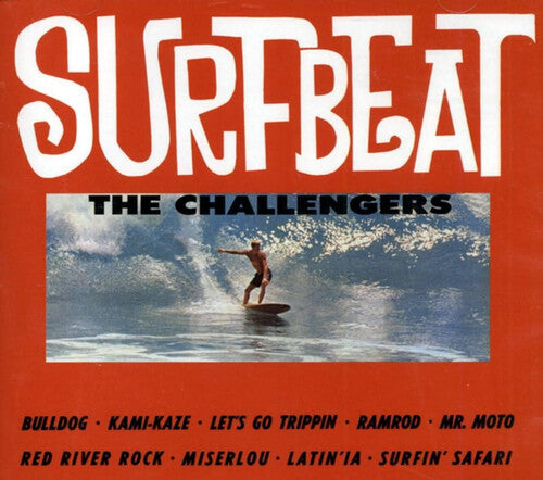 The Challengers: Surfbeat - Clear Orange Colored Vinyl - VINYL LP