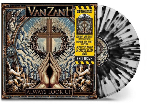 Van Zant: Always Look Up - Black Splatter on Crystal Clear - VINYL LP