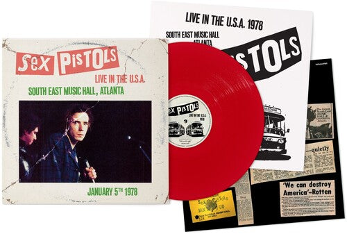 Sex Pistols: Live In The U.S.A. 1978 - South East Music Hall, Atlanta [Red LP] - VINYL LP